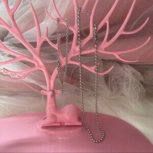 Slide 2pc Silver Jewelry Set